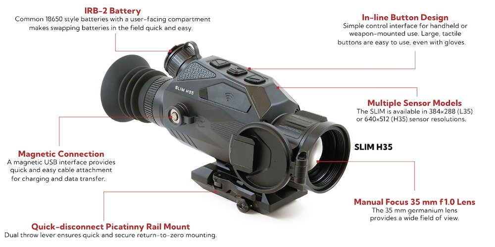 iray slim h35 thermal optic call outs